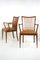 Teak and Leatherette Armchairs, 1960s, Set of 2, Image 3