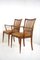 Teak and Leatherette Armchairs, 1960s, Set of 2, Image 2