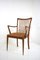 Teak and Leatherette Armchairs, 1960s, Set of 2, Image 5