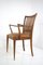 Teak and Leatherette Armchairs, 1960s, Set of 2, Image 4