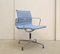 Mehrfarbiger Blauer EA108 Alu Bürostuhl von Charles & Ray Eames für Vitra, 2000er 1