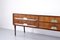 Italian Walnut, Carrara Marble & Brass Sideboard, 1960s 9