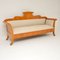 Antique Swedish Biedermeier Satin Birch Sofa, Image 2