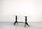 Mid-Century Italian Carrara Marble Table with Ebonised Wooden Base 6