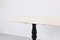 Mid-Century Italian Carrara Marble Table with Ebonised Wooden Base 8