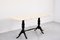 Mid-Century Italian Carrara Marble Table with Ebonised Wooden Base, Image 7