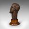 Antique Male Bust, Plaster, 1860s, Image 5