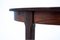 Danish Round Rosewood Dining Table, 1960s 5