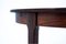 Danish Round Rosewood Dining Table, 1960s, Image 5