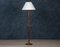 Danish Teak & Brass Floor Lamp, 1960s, Image 1