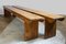 Vintage Rustic Sport or Pub Benches, 1930s, Set of 2 9