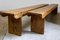 Vintage Rustic Sport or Pub Benches, 1930s, Set of 2, Image 6