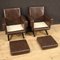 Italian Skai Armchairs, Set of 2, Image 6