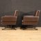 Italian Skai Armchairs, Set of 2 10