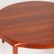 Mid-Century Danish Solid Round Teak Coffee Table by John Boné for Mikael Laursen 3