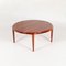 Mid-Century Danish Solid Round Teak Coffee Table by John Boné for Mikael Laursen 1