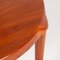 Mid-Century Danish Solid Round Teak Coffee Table by John Boné for Mikael Laursen 4