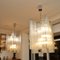 Large Glass Chandeliers from Doria Leuchten, 1960s, Set of 2, Image 6