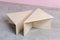 Tavolini da caffè triangolari architettonici Postmodern di Up & Up, anni '70, set di 2, Immagine 4