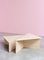 Postmodern Architectural Triangular Travertine Coffee Tables by Up & Up, 1970, Set of 2 9