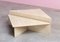 Postmodern Architectural Triangular Travertine Coffee Tables by Up & Up, 1970, Set of 2 6