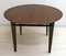 Italian Round Teak Dining Table by Edmondo Palutari for Dassi, 1950s 1