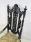 Antique Baroque Carved High Back Throne Armchair, Image 29