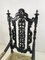 Antique Baroque Carved High Back Throne Armchair 28