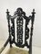 Antique Baroque Carved High Back Throne Armchair, Image 28