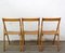 Mid-Century French Foldable Garden Chairs by Clairitex, Set of 3 4