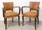French Art Deco Leather Bridge Chairs, 1930s, Set of 2 2