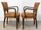 French Art Deco Leather Bridge Chairs, 1930s, Set of 2 4