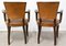French Art Deco Leather Bridge Chairs, 1930s, Set of 2 6