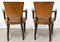 French Art Deco Leather Bridge Chairs, 1930s, Set of 2, Image 6