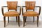 French Art Deco Leather Bridge Chairs, 1930s, Set of 2 1