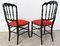 Chaises Napoleon III Rouges, Fin 19ème Siècle, France, Set de 2 7