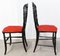 French Napoleon III Red Chairs, Late 19th Century, Set of 2 4