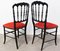 French Napoleon III Red Chairs, Late 19th Century, Set of 2, Image 5