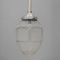 French Art Deco Molded Glass Ceiling Lamp, Image 1