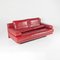 Rotes Vintage 2-Sitzer Sofa von Rolf Benz, 1980er 2