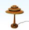 Art Deco Messing Lampe mit säurebeständiger Patina von Sabino Paris 1