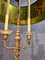 Vintage Brass and Silver Plated Bronze Floor Lamp from Maison Jansen 7