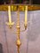 Vintage Stehlampe aus Messing & Versilberter Bronze von Maison Jansen 10