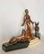 Grande Sculpture de Berger Allemand Art Deco en Bronze par Brault 4