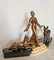 Grande Sculpture de Berger Allemand Art Deco en Bronze par Brault 12