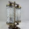 Vintage Murano Glas und Messing Tischlampe, Italien, 1960er 4