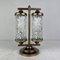 Lámpara de mesa vintage de cristal de Murano y latón, años 60, Imagen 1