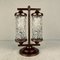 Lámpara de mesa vintage de cristal de Murano y latón, años 60, Imagen 5