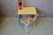 Vintage Children's Desk & Chair, 1950s, Set of 2 2