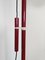 Burgundy Enameled Metal Floor Lamp with White Acrylic Glass Diffuser & Counterbalanced Up-Down Movement by Luigi Bandini Buti for Kartell, 1965 4